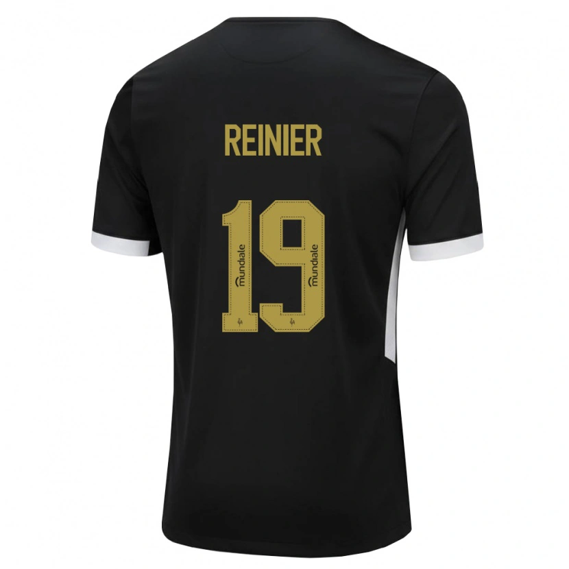 Danxen Niño Camiseta Reinier Jesus Carvalho #19 Blanco Negro Amarillo 1ª Equipación 2026/27 La Camisa México