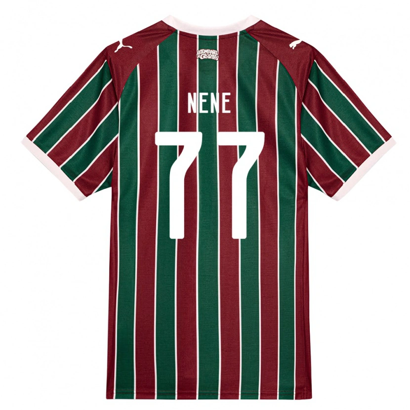 Danxen Niño Camiseta Nene #77 Verde Borgoña Blanco 1ª Equipación 2026/27 La Camisa México