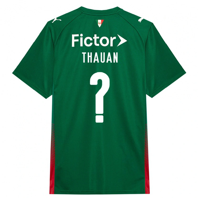 Danxen Niño Camiseta Thauan Da Silva Eugênio #0 Verde Rojo Blanco 1ª Equipación 2026/27 La Camisa México