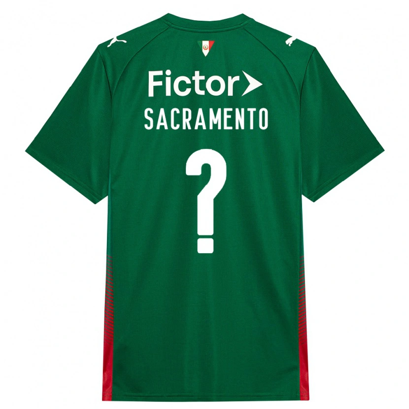 Danxen Niño Camiseta Wendell Sacramento #0 Verde Rojo Blanco 1ª Equipación 2026/27 La Camisa México