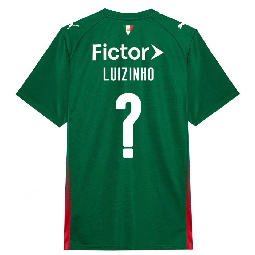 Danxen Niño Camiseta Luizinho #0 Verde Rojo Blanco 1ª Equipación 2026/27 La Camisa México