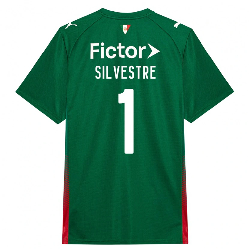 Danxen Niño Camiseta Vinicius Silvestre #1 Verde Rojo Blanco 1ª Equipación 2026/27 La Camisa México