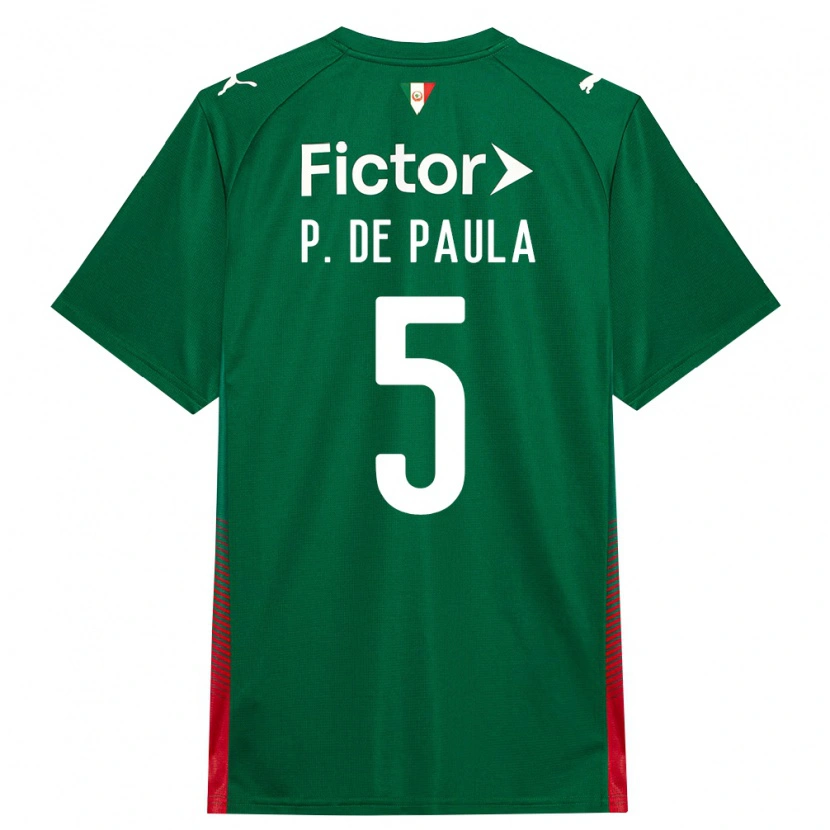 Danxen Niño Camiseta Patrick De Paula #5 Verde Rojo Blanco 1ª Equipación 2026/27 La Camisa México