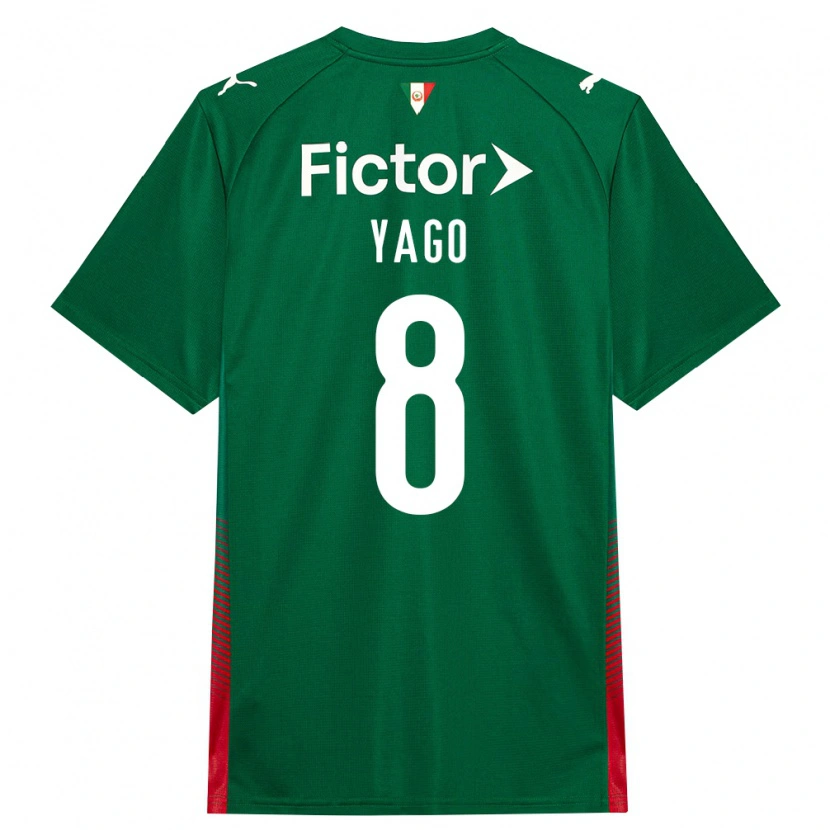 Danxen Niño Camiseta Ruan Yago #8 Verde Rojo Blanco 1ª Equipación 2026/27 La Camisa México