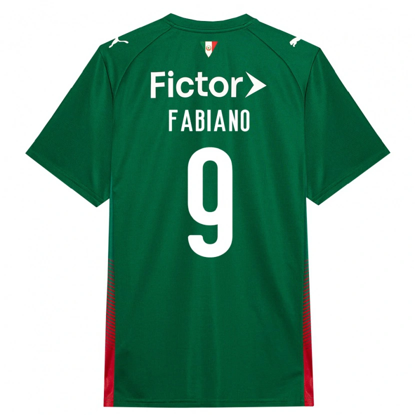 Danxen Niño Camiseta Fabiano Rodrigues Pereira #9 Verde Rojo Blanco 1ª Equipación 2026/27 La Camisa México