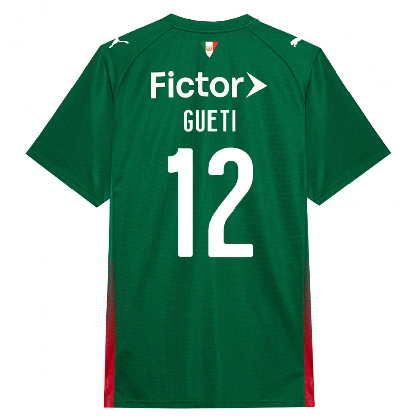 Danxen Niño Camiseta Rodrigo Gueti #12 Verde Rojo Blanco 1ª Equipación 2026/27 La Camisa México