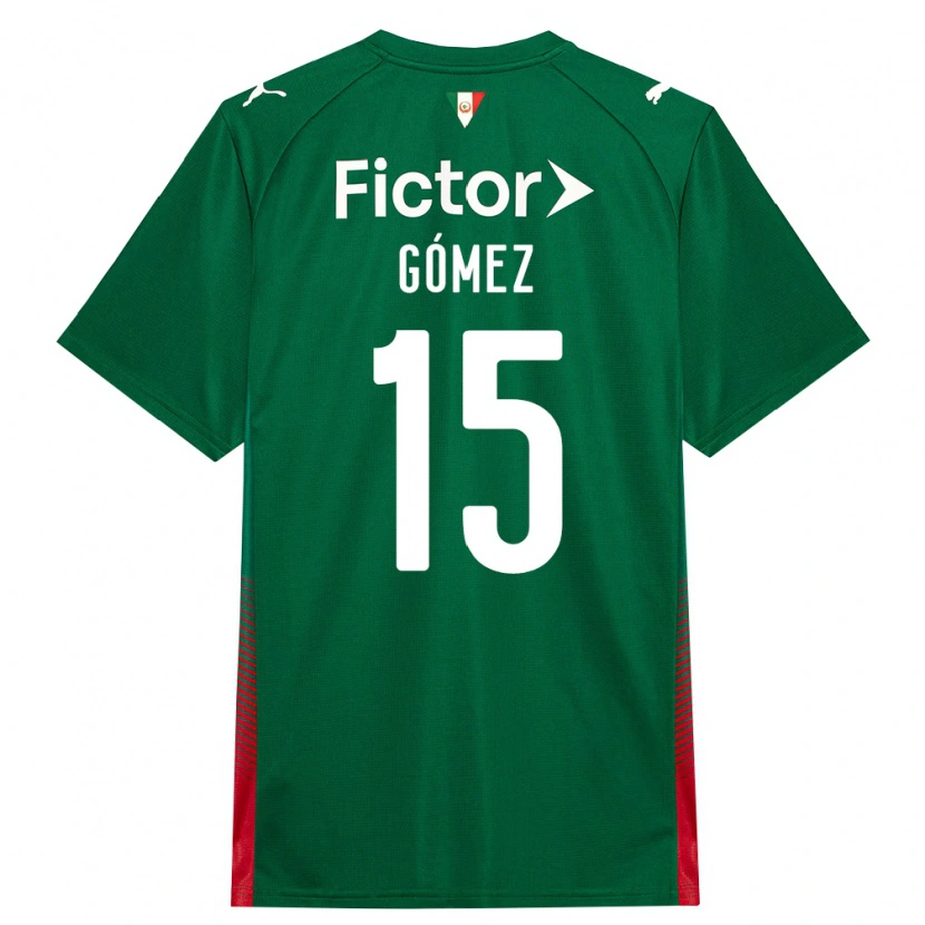 Danxen Niño Camiseta Gustavo Gómez #15 Verde Rojo Blanco 1ª Equipación 2026/27 La Camisa México