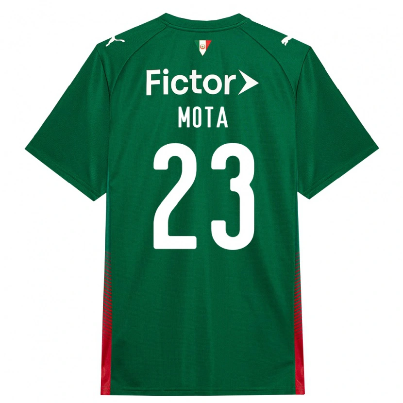Danxen Niño Camiseta Flávia Mota #23 Verde Rojo Blanco 1ª Equipación 2026/27 La Camisa México