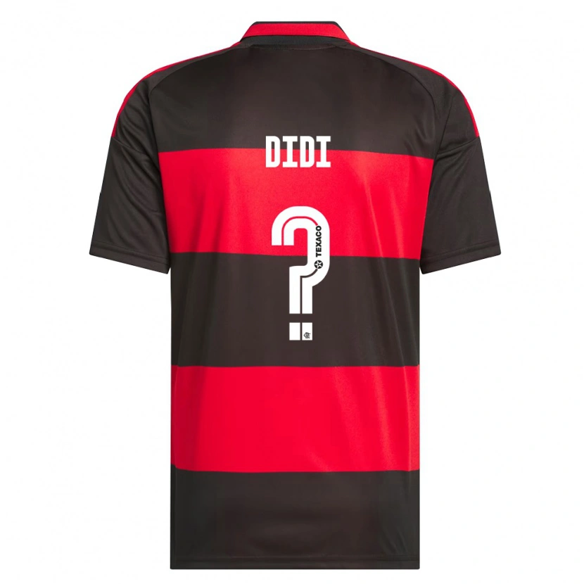 Danxen Niño Camiseta Edijefferson Monteiro De Oliveira #0 Rojo Negro Blanco 1ª Equipación 2026/27 La Camisa México