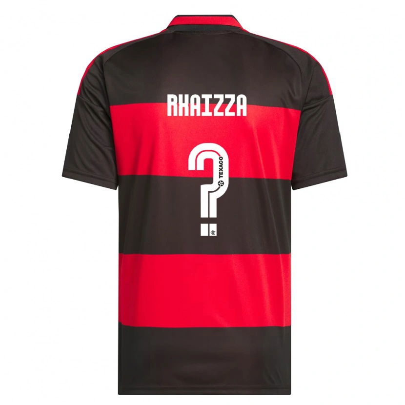 Danxen Niño Camiseta Rhaizza #0 Rojo Negro Blanco 1ª Equipación 2026/27 La Camisa México