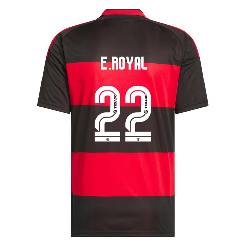 Danxen Niño Camiseta Emerson Royal #22 Rojo Negro Blanco 1ª Equipación 2026/27 La Camisa México