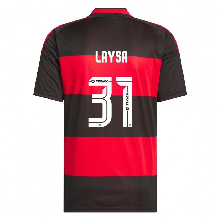Danxen Niño Camiseta Laysa #31 Rojo Negro Blanco 1ª Equipación 2026/27 La Camisa México