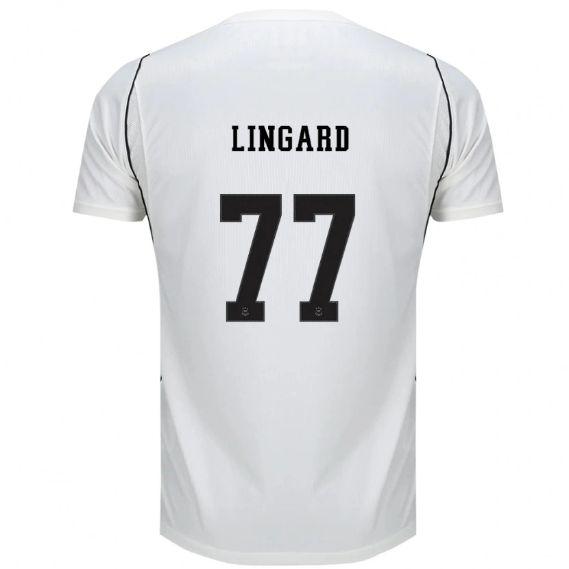 Danxen Niño Camiseta Jesse Lingard #77 Blanco Negro Rojo 1ª Equipación 2026/27 La Camisa México