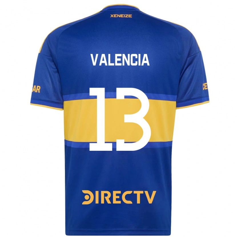 Danxen Niño Camiseta Enner Valencia #13 Azul Real Amarillo 1ª Equipación 2026/27 La Camisa México
