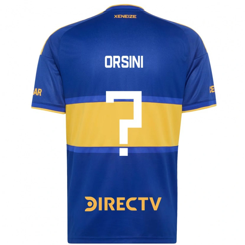 Danxen Niño Camiseta Nicolas Orsini #0 Azul Real Amarillo 1ª Equipación 2026/27 La Camisa México