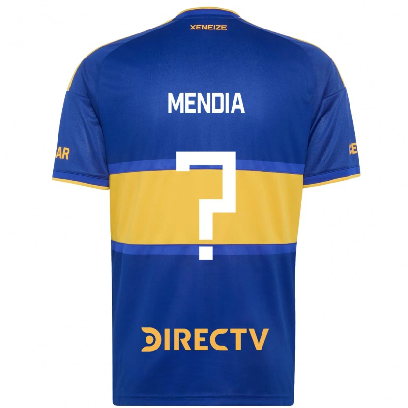 Danxen Niño Camiseta Mateo Mendia #0 Azul Real Amarillo 1ª Equipación 2026/27 La Camisa México