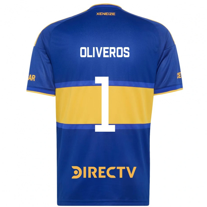 Danxen Niño Camiseta Laurina Oliveros #1 Azul Real Amarillo 1ª Equipación 2026/27 La Camisa México