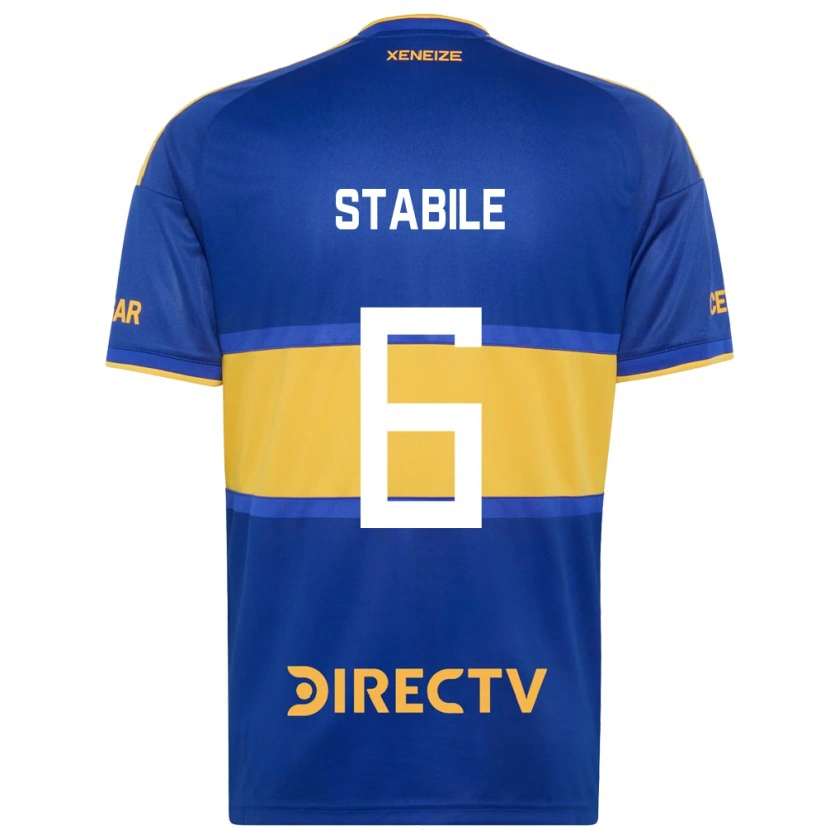 Danxen Niño Camiseta Eliana Stabile #6 Azul Real Amarillo 1ª Equipación 2026/27 La Camisa México