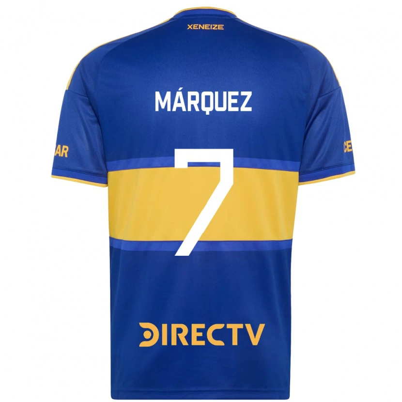 Danxen Niño Camiseta Tomás Márquez #7 Azul Real Amarillo 1ª Equipación 2026/27 La Camisa México
