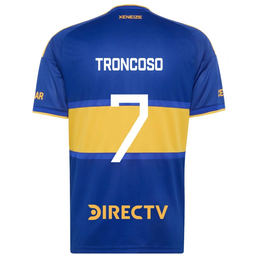 Danxen Niño Camiseta Carolina Troncoso #7 Azul Real Amarillo 1ª Equipación 2026/27 La Camisa México