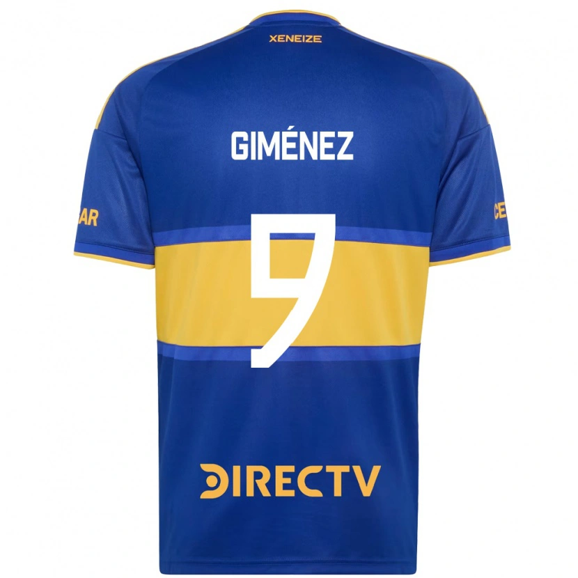 Danxen Niño Camiseta Milton Giménez #9 Azul Real Amarillo 1ª Equipación 2026/27 La Camisa México