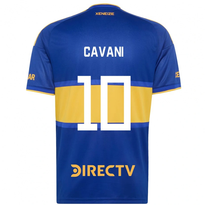 Danxen Niño Camiseta Edinson Cavani #10 Azul Real Amarillo 1ª Equipación 2026/27 La Camisa México