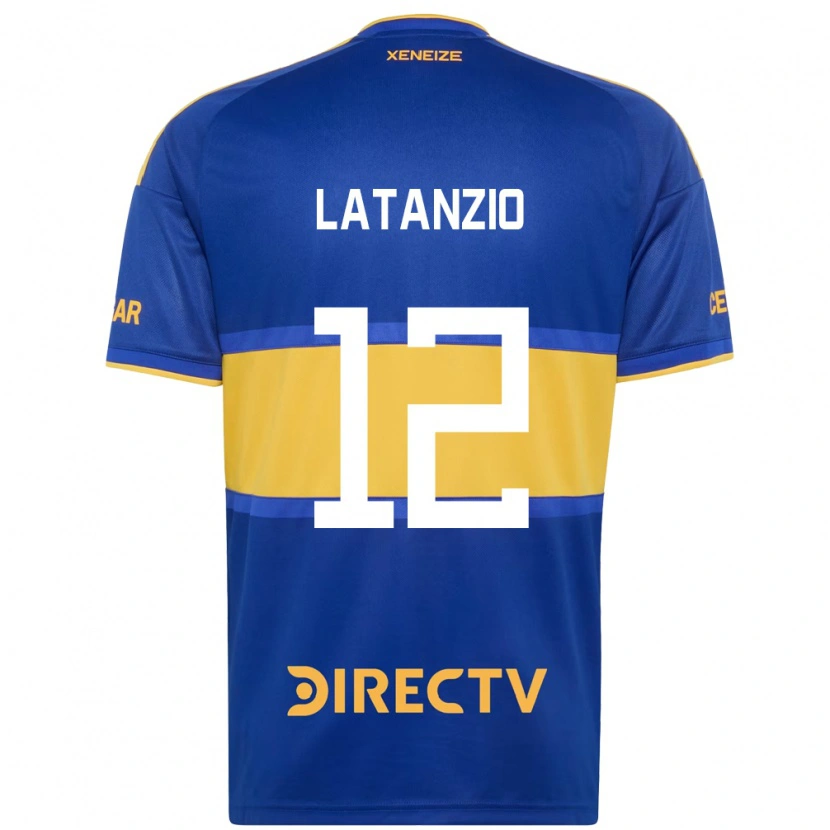 Danxen Niño Camiseta Florencia Latanzio #12 Azul Real Amarillo 1ª Equipación 2026/27 La Camisa México