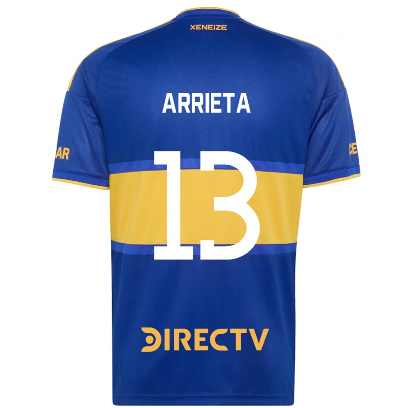 Danxen Niño Camiseta Thomas Arrieta #13 Azul Real Amarillo 1ª Equipación 2026/27 La Camisa México