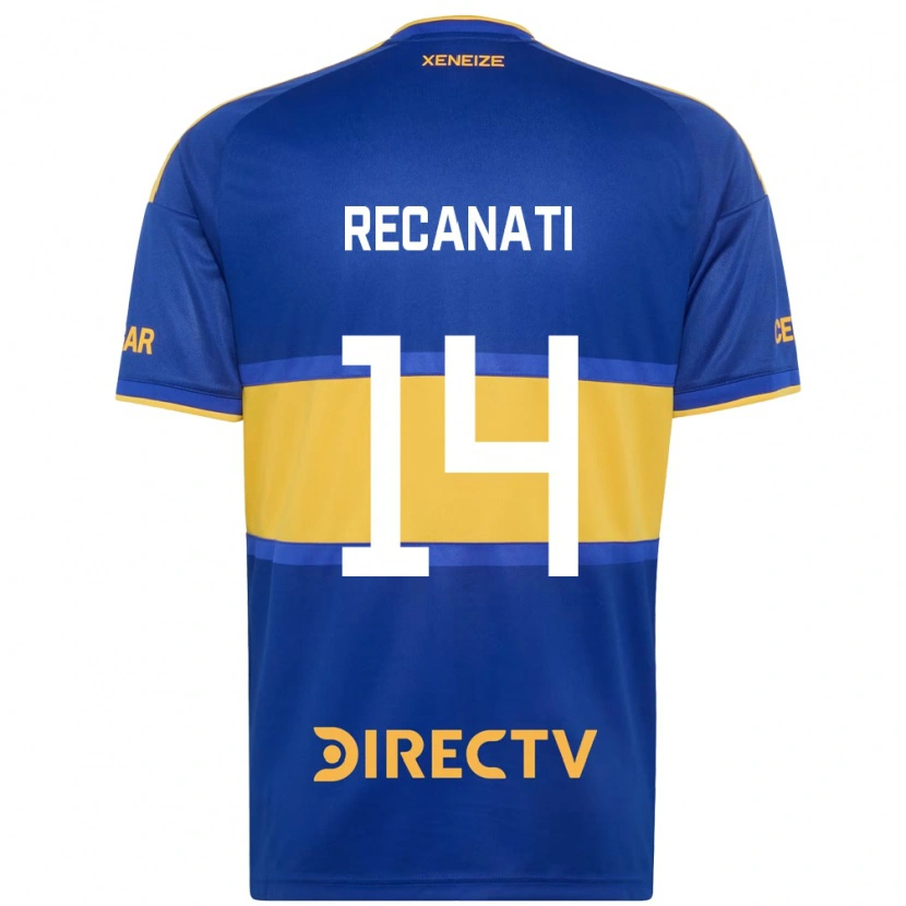Danxen Niño Camiseta Bianca Recanati #14 Azul Real Amarillo 1ª Equipación 2026/27 La Camisa México