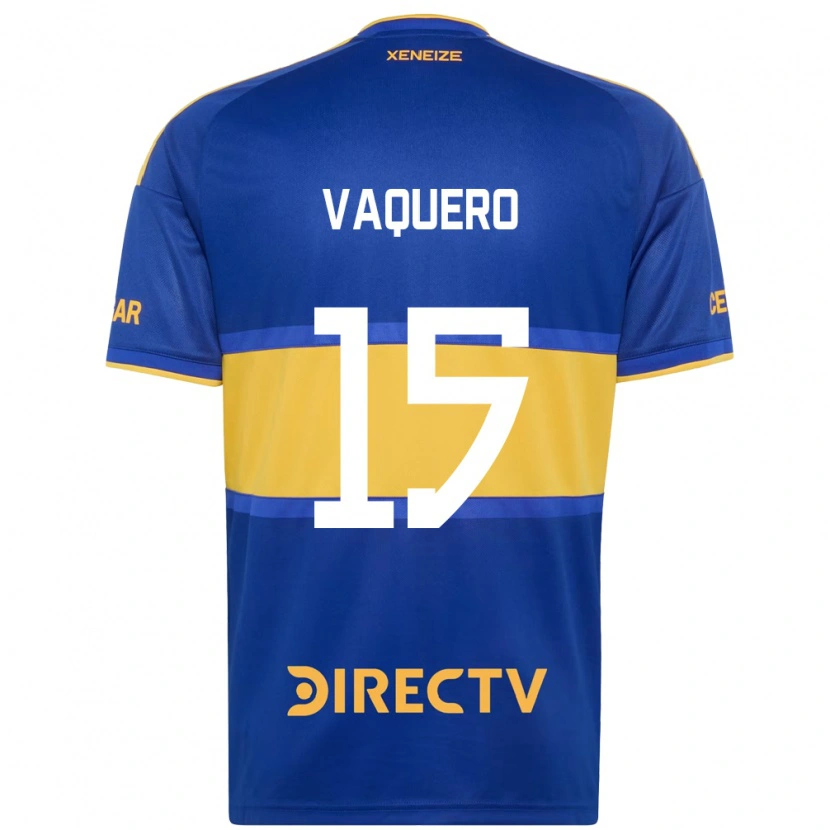 Danxen Niño Camiseta Ivan Vaquero #15 Azul Real Amarillo 1ª Equipación 2026/27 La Camisa México