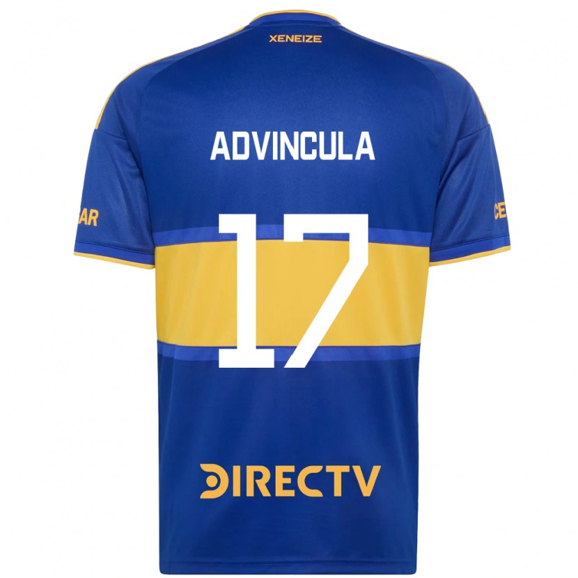 Danxen Niño Camiseta Luis Advincula #17 Azul Real Amarillo 1ª Equipación 2026/27 La Camisa México