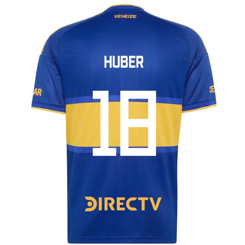 Danxen Niño Camiseta Clarisa Huber #18 Azul Real Amarillo 1ª Equipación 2026/27 La Camisa México
