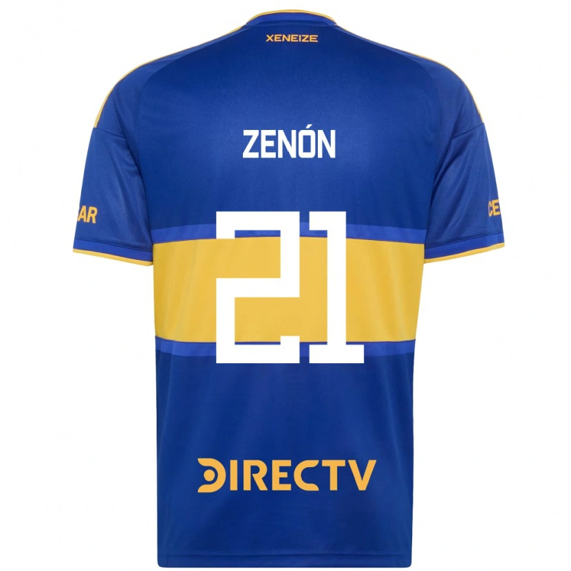Danxen Niño Camiseta Kevin Zenón #21 Azul Real Amarillo 1ª Equipación 2026/27 La Camisa México