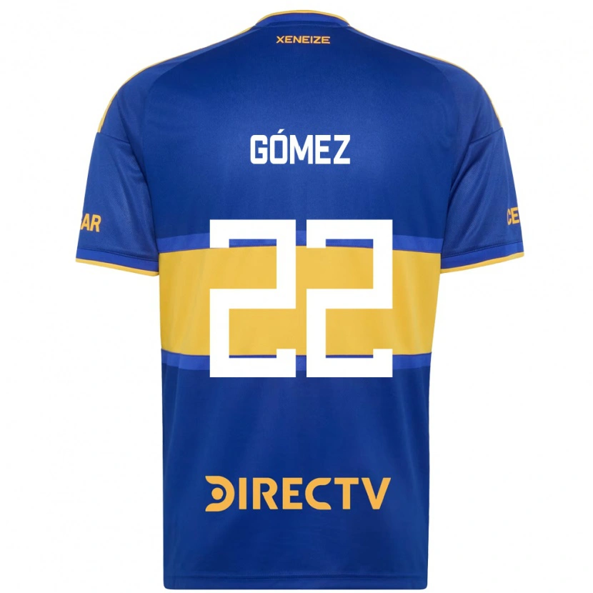 Danxen Niño Camiseta Luciano Gómez #22 Azul Real Amarillo 1ª Equipación 2026/27 La Camisa México