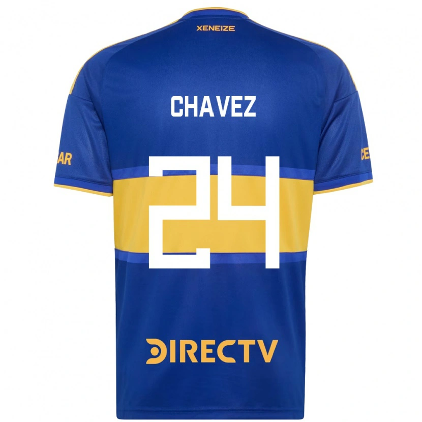Danxen Niño Camiseta Gabriela Chavez #24 Azul Real Amarillo 1ª Equipación 2026/27 La Camisa México
