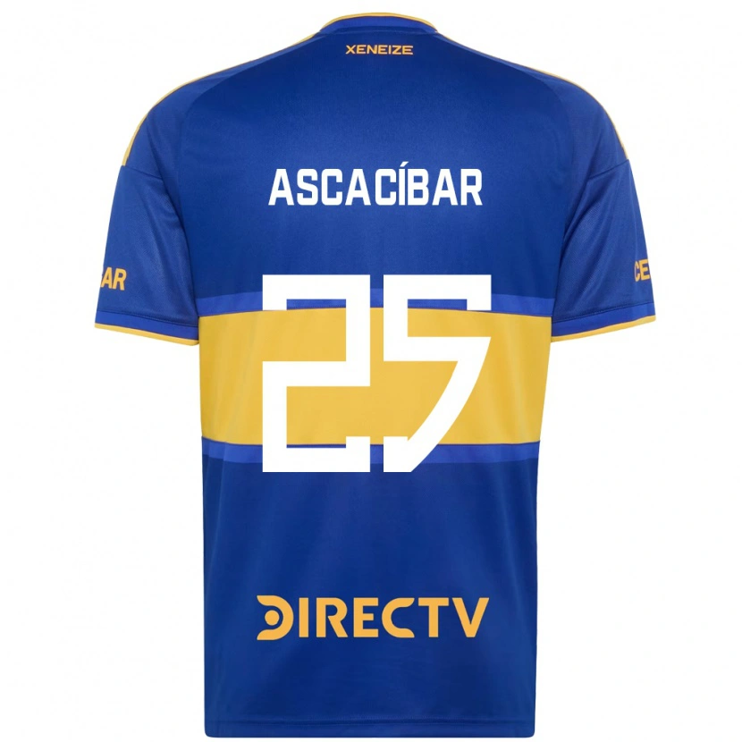 Danxen Niño Camiseta Santiago Ascacíbar #25 Azul Real Amarillo 1ª Equipación 2026/27 La Camisa México