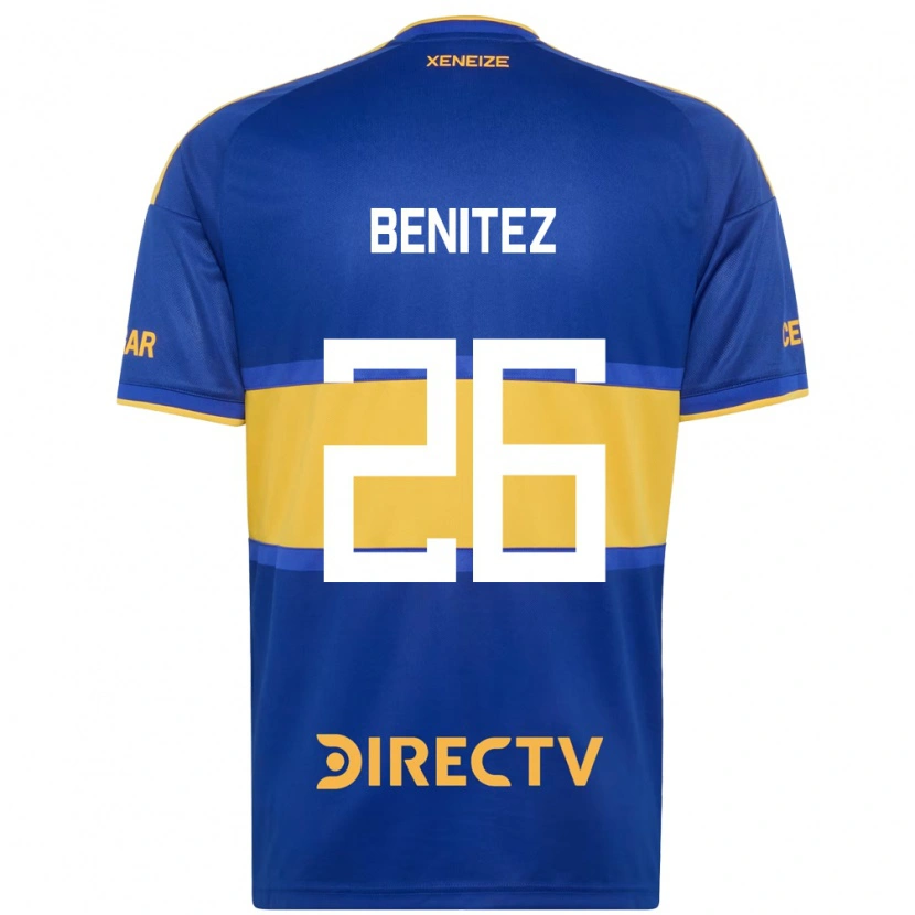 Danxen Niño Camiseta Lorena Benitez #26 Azul Real Amarillo 1ª Equipación 2026/27 La Camisa México