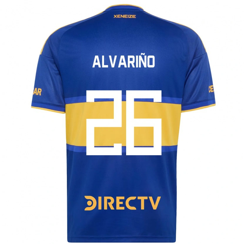 Danxen Niño Camiseta Alexis Alvariño #26 Azul Real Amarillo 1ª Equipación 2026/27 La Camisa México