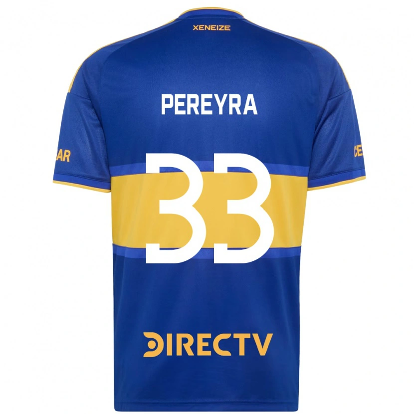 Danxen Niño Camiseta Araceli Pereyra #33 Azul Real Amarillo 1ª Equipación 2026/27 La Camisa México