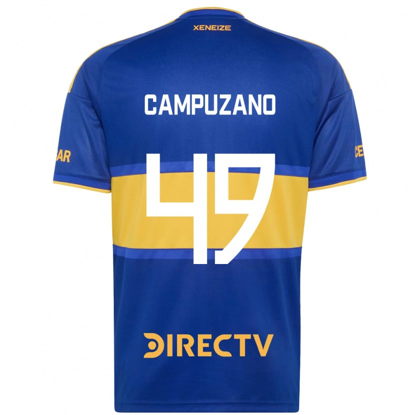 Danxen Niño Camiseta Jorman Campuzano #49 Azul Real Amarillo 1ª Equipación 2026/27 La Camisa México