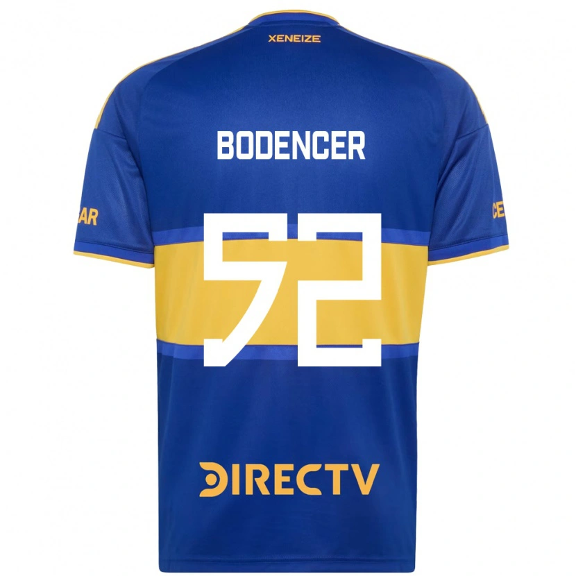 Danxen Niño Camiseta Erik Bodencer #52 Azul Real Amarillo 1ª Equipación 2026/27 La Camisa México