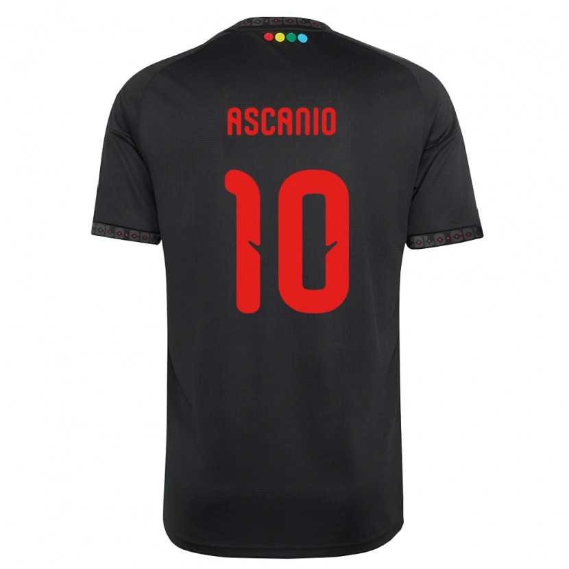 Danxen Niño Camiseta Yusmery Ascanio #10 Negro Rojo 2ª Equipación 2026/27 La Camisa México