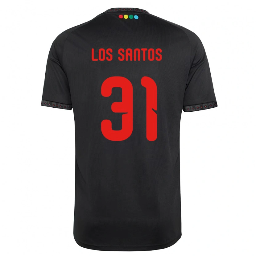Danxen Niño Camiseta Matías De Los Santos #31 Negro Rojo 2ª Equipación 2026/27 La Camisa México