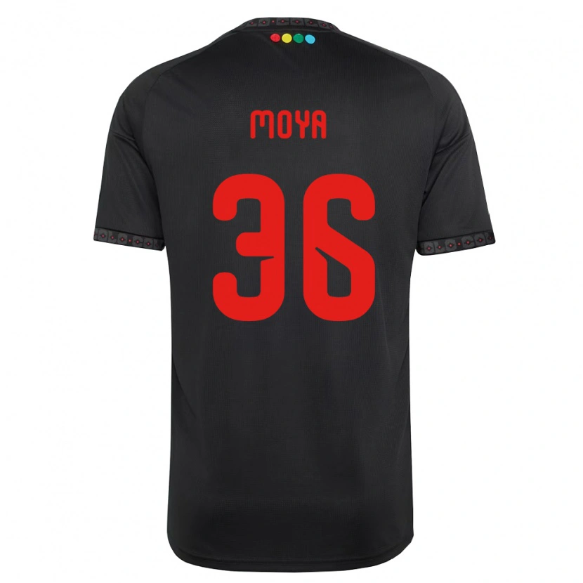 Danxen Niño Camiseta Matías Moya G. #36 Negro Rojo 2ª Equipación 2026/27 La Camisa México