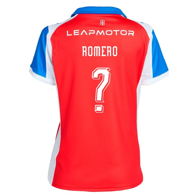 Danxen Niño Camiseta Leenhan Romero #0 Rojo Azul 2ª Equipación 2026/27 La Camisa México