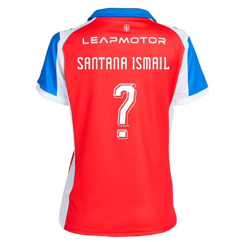 Danxen Niño Camiseta Benjamin Santana Ismail #0 Rojo Azul 2ª Equipación 2026/27 La Camisa México