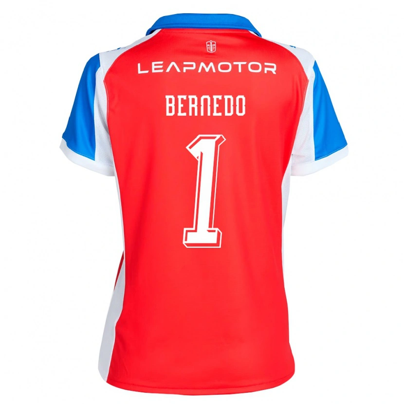 Danxen Niño Camiseta Vicente Bernedo #1 Rojo Azul 2ª Equipación 2026/27 La Camisa México