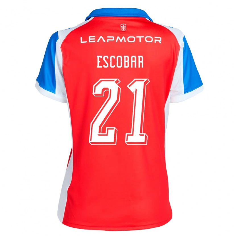 Danxen Niño Camiseta Dylan Escobar #21 Rojo Azul 2ª Equipación 2026/27 La Camisa México