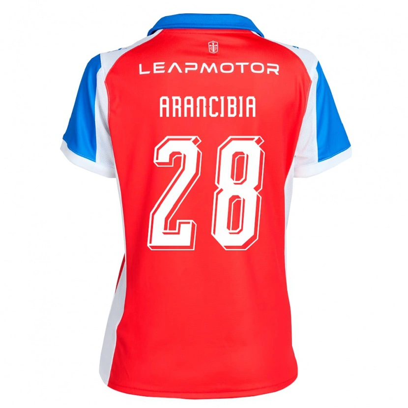 Danxen Niño Camiseta Francisco Arancibia #28 Rojo Azul 2ª Equipación 2026/27 La Camisa México