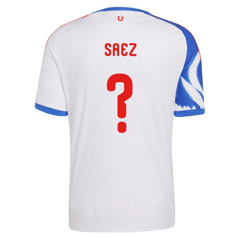 Danxen Niño Camiseta Ignacio Sáez #0 Blanco Azul Marino 2ª Equipación 2026/27 La Camisa México